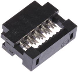 Złącze IDC 8-pinowe 2-rzędowe raster: 2.0mm Żeński Montaż na kablu Amphenol Communications Solutions