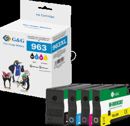 21895 Ink, multipack, 963XL, rebuilt, HP