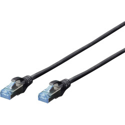 Digitus DK-1532-020/BL RJ45 Network Cable 2m Black CAT 5e SF/UTP