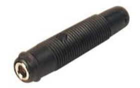 Gniazdo bananowe na przewód 4mm; 16A; 30Vac / 60Vdc; czarny