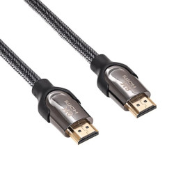 Kabel HDMI Akyga AK-HD-05S ekranowany CU 48Gb/s 8K@60Hz 4K@120Hz ver. 2.1 0.5m