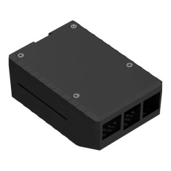 Zestaw do sbc raspberry pi4 składający się z jasnoszarej obudowy z-pi4, radiatora zhs pi4 i wentylatora fan ee40100s2 - Z-Pi4 SE