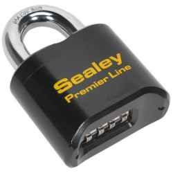 Sealey PL603 Steel Body Combination Padlock 62mm