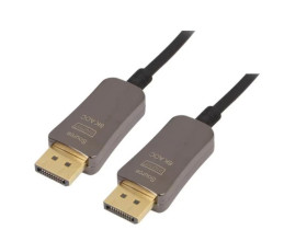 AK-340107-150-S Kabel DisplayPort 1.4,HDCP optyczny 15m