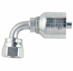 Złączka hydrauliczna, Złacze A: Przewód elastyczny 1/2 cala, Złacze B: UNF 13/16-16 żeński, Stal, 635 bar