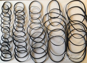 PASEK NAPĘDOWY 4,0MM X 0,5MM - RÓŻNE WYMIARY (ŚREDNICE 25-85MM DŁUGOŚCI ZŁOŻ. 40-135MM) ZESTAW OK. 50 SZTUK (PAS-SET4005)