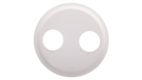 Celiane Plakietka Gniazda Tv/Rd Biała 068283