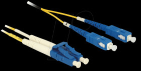 84610 Duplex-LWL, LC/SC, 09/125µ 2m OS2