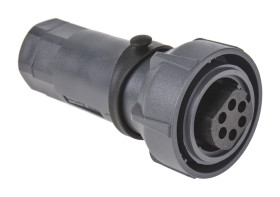 Złącze wielostykowe przemysłowe 6-pinowe Montaż na kablu Gniazdo Bulgin