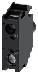 Oprawka blok LED biały 6-24V AC-DC montaż czołowy przył śrubowe SIRIUS ACT 3SU1401-1BG60-1AA0