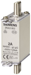 Bezpiecznik NH 40A 500V ac NH000 gG Siemens