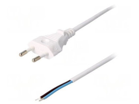 S1-2/07/1.8WH Kabel: 2x0,75mm2, CEE 7/16 (C) wtyk, 1,8m