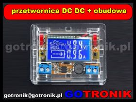 Przetwornica impulsowa DC DC + akrylowa obudowa