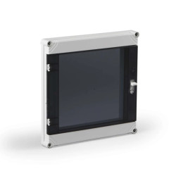 Pokrywa modułowa Cubo O 300x300x30mm pokrywa z przyciemnianym oknem na zawiasach bez panelu frontowego OPCG33OS