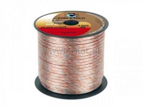 Kabel głośnikowy 2x 0,5mm Cabletech CU OFC