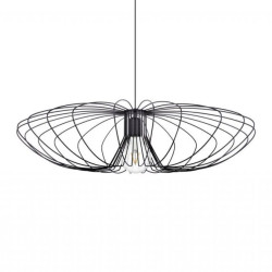 Lampa wisząca dekoracyjna w stylu industrialnym czarna z serii TIZI K-3409 Kaja Lighting