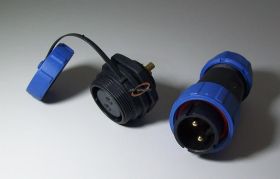 ZŁĄCZE HERMETYCZNE 2 PIN fi 21mm