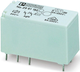 Przekaźnik mocy 12V dc SPDT Phoenix Contact, montaż PCB 360Ω Otwór przezierny
