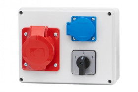 Rozdzielnica R-190 - gniazda 16A 5p, 230V, L/P(16A)