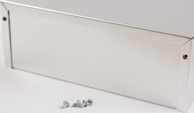 Aluminum enclosure, (L x W x H) 203 x 102 x 76 mm, natural, IP32, 1411SU