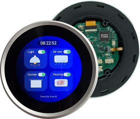 Wyświetlacz LCD TFT 2.1cal TFT 480 x 480pikseli Wyjście liniowe audio, I2C, RS485, UART USB I/F Tak Bridgetek