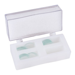 Academy Circular Cover Slips, No.1.5, 0.16-0.19mm Thick, 13mm Diameter, Pk100