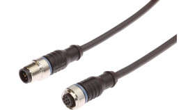 Vka00f28, Kabel Połączeniowy, 10 M, Żeński M12 (Gniazdo) 5-Pinowy Prosty,...