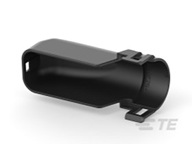 Obudowa złącza samochodowego TE Connectivity Wyjście kabla pokrywy LEAVYSEAL Czarny