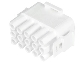 Wtyk przewód-przewód męskie żeńskie Universal MATE-N-LOK 350736-4