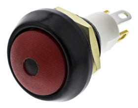 Przycisk miniaturowy Chwilowy SPST średnica wycięcia 13.65mm, montaż panelowy ITW Switches