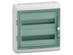 Rozdzielnica hermetyczna natynkowa 36 modułowa 2x18M drzwi transparentne IP65 Mureva MRV-2-18-NT-T 13434 SCHNEIDER ELECTRIC