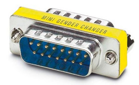 Adapter D-sub z typu D-Sub z 15 stykami na rodzaj Męski z rodzaju Męski na typ D-Sub z 15 stykami