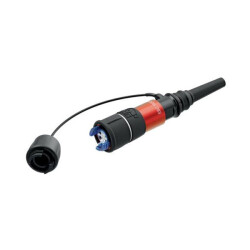 Neutrik 1028663 Fibreglass FO Cable 2 m Black Multimode
