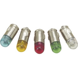 LED lamp, BA7s, 0.6 lm, 28 V (DC), 28 V (AC), 95 °, LED modul, red, 70112856