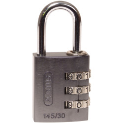 ABUS 46585 145/30 30mm Aluminium Combination Padlock Titanium