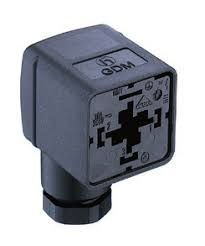 GDM210B-A0U-10F złącze na przewód, styki 2+PE, dławik PG11 (6 do 9mm), czarne, 934888121, 934888106, Hirschmann, zamiennik do GD