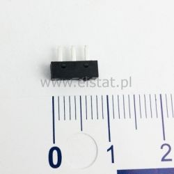 Przełącznik krańcowy bez dzwigni 0,3A 6V micro