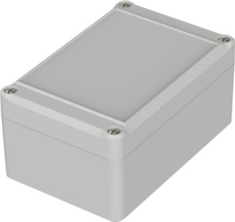 ABS enclosure, (L x W x H) 120 x 80 x 57 mm, light gray (RAL 7035), IP65, 63215200