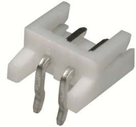 Pin header, 3 pole, pitch 2.5 mm, angled, white, S3B-EH (LF)(SN)