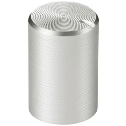 TruComponents 320036 Control knob + marking Silver (Ø x H) 10mmx15mmAlu/Plastic
