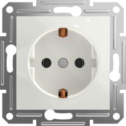 Schneider Electric EPH2970121D Asfora Socket 16A 250VAC white RAL 9003