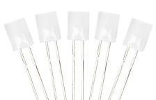 LED prostokątna 5x2 mm BLUE milk diffused