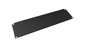 Zaślepka 19 3U Metalowa, Czarna Sa-Z-19-3U-C