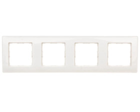 VENA Ramka poczwórna biała 510484