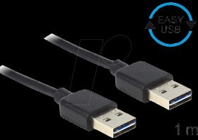 83460 EASY-USB 2.0 A plug &gt; plug 1 m