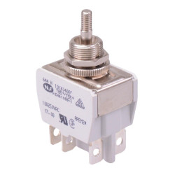 644H/2X2330 APEM On-On-On 12mm Toggle Switch DP3T 15A 250VAC