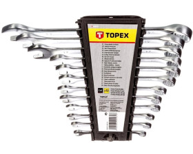 Klucze płasko-oczkowe 6-22 mm 35D757 /zestaw 12 szt./