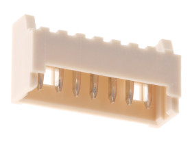 Wtyk PCB 7-pinowe raster: 1.25mm -rzędowe Molex Przewlekany Męski 1.0A 125.0 V.