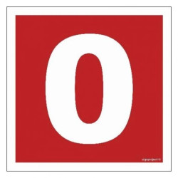 ZNAK - BC010 Główna tablica rozdzielcza 50 x 74 cm KS - Folia podłogowa foto.