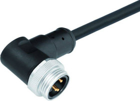 binder 77 1427 0000 50004-0200-20 Złącze męskie okrągłe konfekcjonowane złącze męskie kątowe Seria: 870 Łączna ilość sty